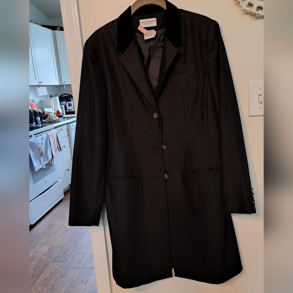Nice above knee black jacket